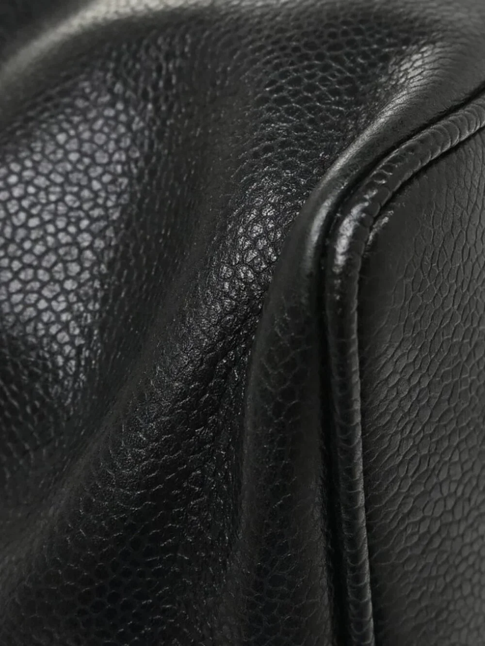 Chanel Black Calfskin Drawstring Shoulder Bag